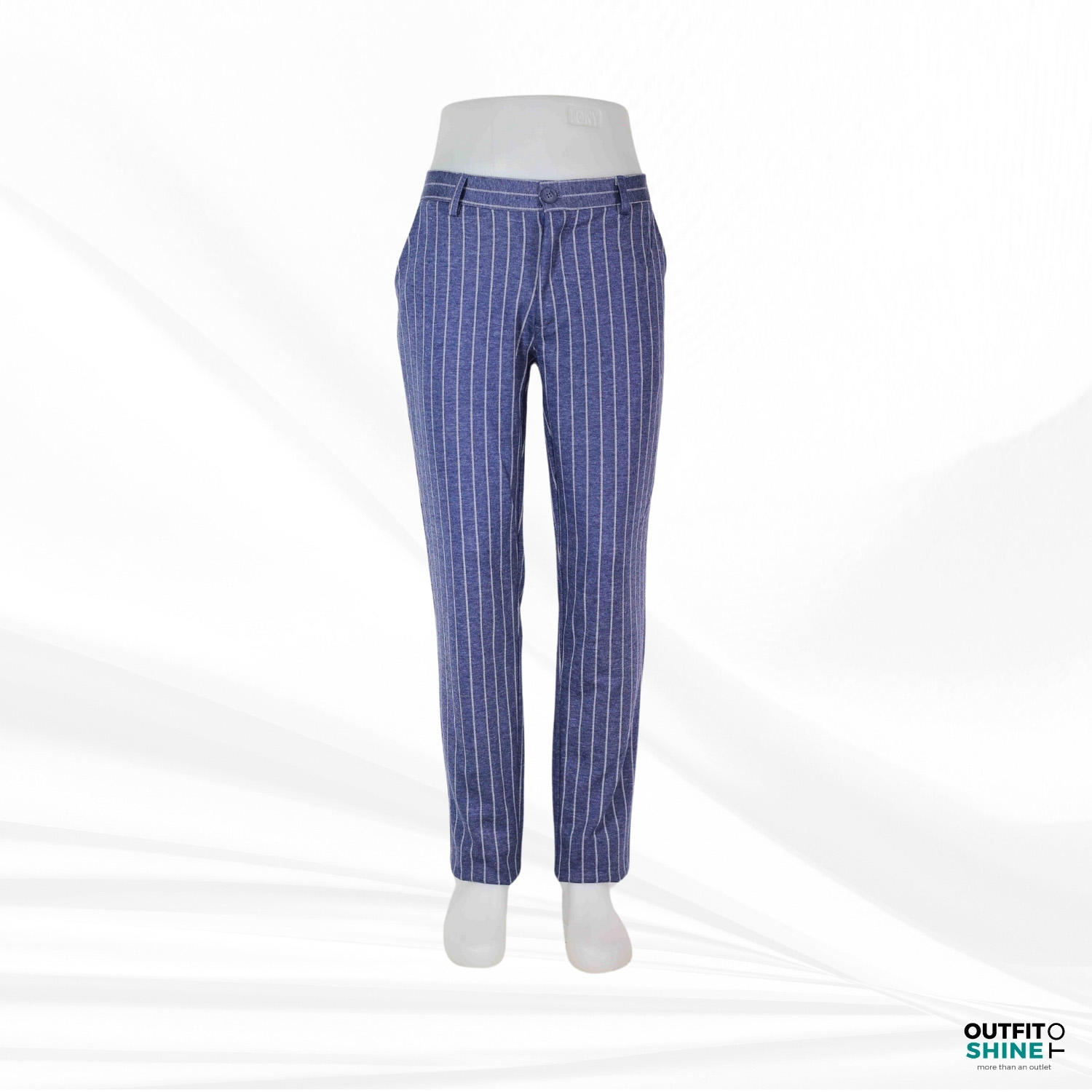 Pantaloni barbati albastri cu dungi albe Blend XL